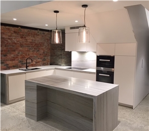 Bianco Macaubas Kitchen Benchtops