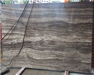Kashan Silver Travertine Tiles & Slabs French Pattern Paving Stone