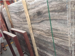 Kashan Silver Travertine Tiles & Slabs French Pattern Paving Stone