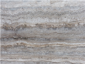 Kashan Silver Travertine Tiles & Slabs French Pattern Paving Stone