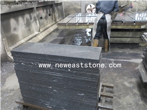 China Jet Mist Black Snow Flake /Snow Leopard Granite Slabs& Tiles