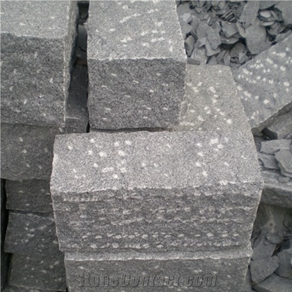 Low Price G654 Granite Cube Stone 10x10x10