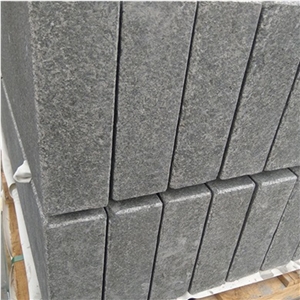 New G684 Black Flamed Paving Kerbstone