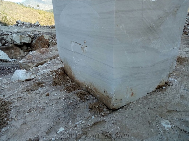 Temple White Marble Block, Pakistan White Marble