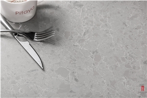 Hot Sale Grey Quartz Countertop,Artificial Restaurants Countertops Top