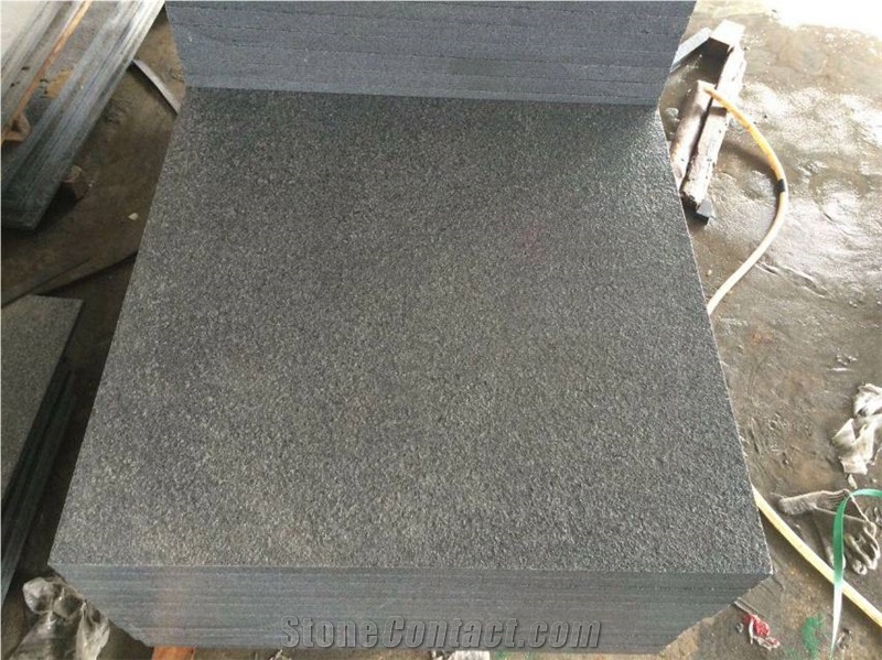 G654 Granite Slabs & Tiles, China Black Granite
