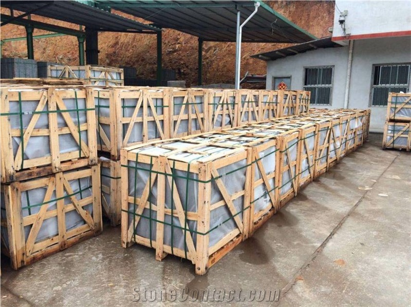 G654 Granite Slabs & Tiles, China Black Granite