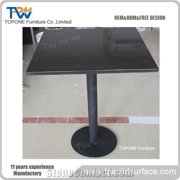 2018 Top Quality Factory Customized Made Quartz Restaurant Table Tops
