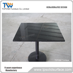 2018 Top Quality Factory Customized Made Quartz Restaurant Table Tops