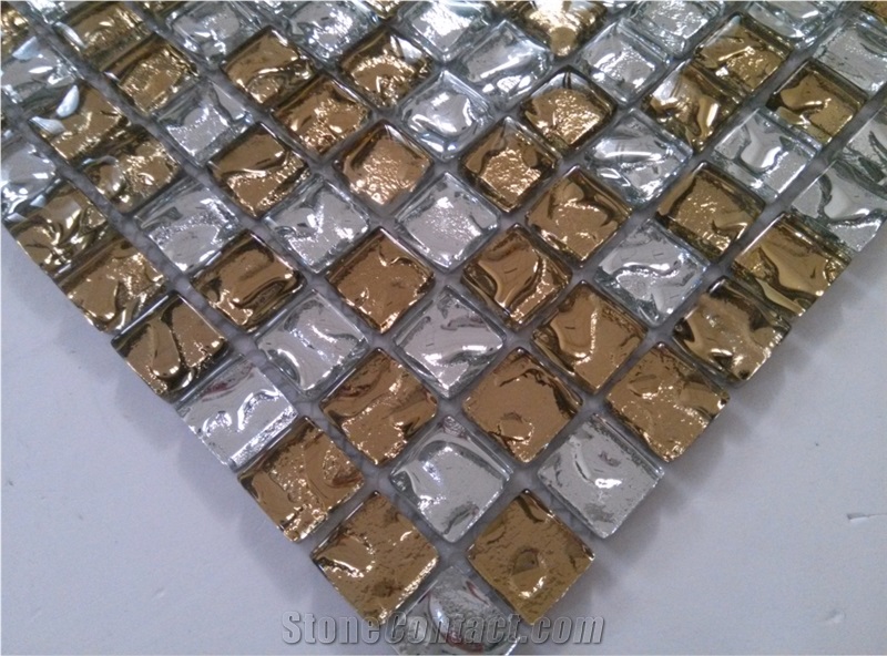 Back Galvanized Glass Mosaic