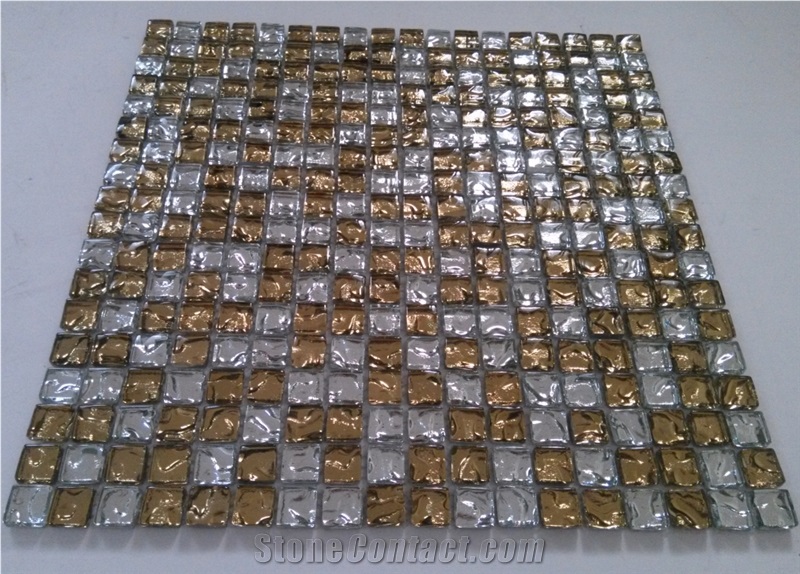 Back Galvanized Glass Mosaic