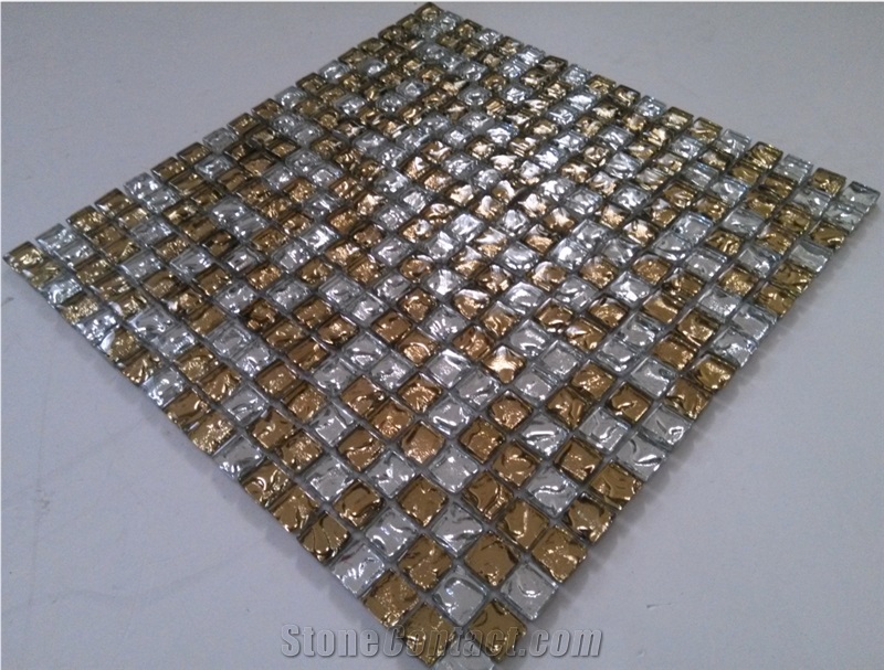 Back Galvanized Glass Mosaic
