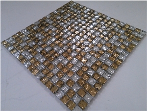 Back Galvanized Glass Mosaic