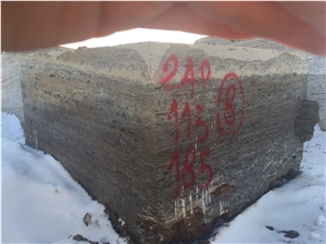 Titanium Travertine Block