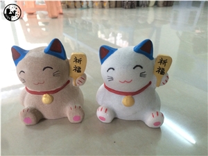 China Bianco Sardo,G623,Lucky Fortune Cat,Shake Hand,Indoor Decoration