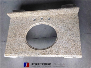 Cheapest G682/G350,Yellow Rust Sunset Gold Granite Vanity Countertops