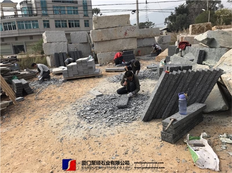 China Zhangpu Black Basalt,Natural Split Surface,Andesite/Basalto