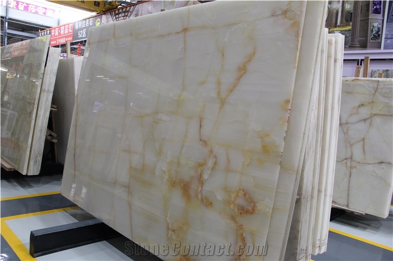 Crystal Pure White Jade,Onyx Stone Flooring,Wall and Covering Tiles