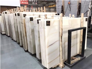 Snow White Onyx,Pure Jade Wall and Flooring,Covering Tiles,Large Stock