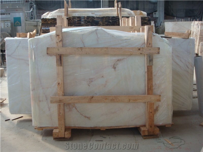 White Jade Wall Covering Tile,Crystal Pure Onyx Slabs Flooring Tiles