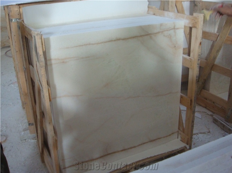 White Jade Wall Covering Tile,Crystal Pure Onyx Slabs Flooring Tiles