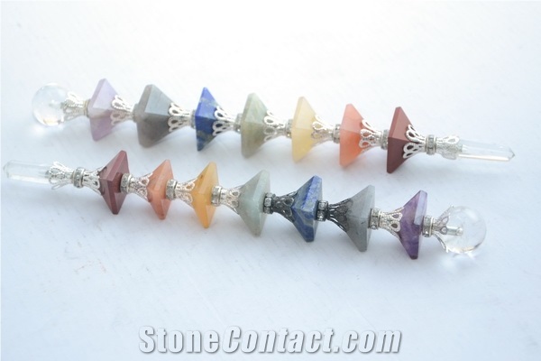 7 Chakra Pramid Healing Wand