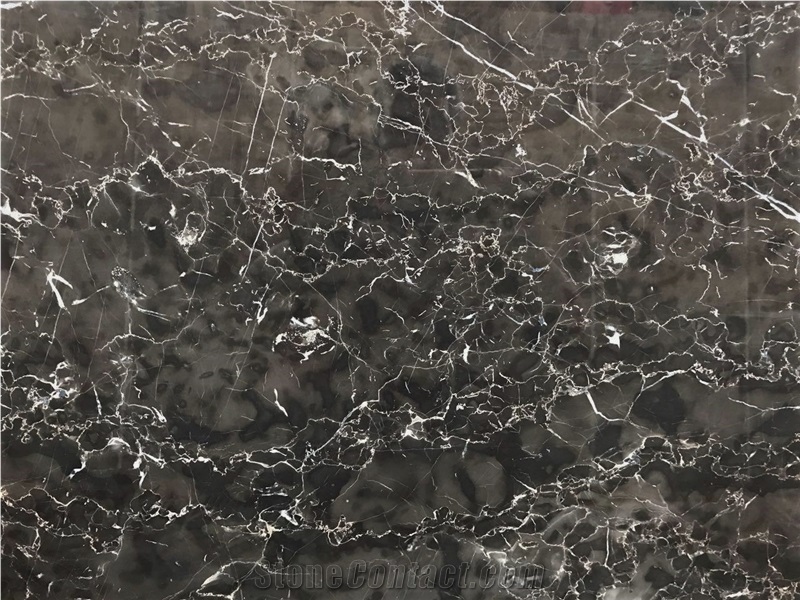 Black Ocean Marble Slabs & Tiles, Iran Black Marble