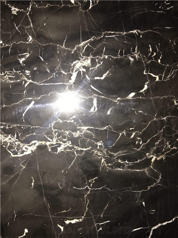 Black Ocean Marble Slabs & Tiles, Iran Black Marble