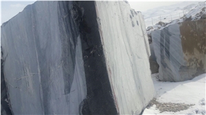 Black & White Marble Blocks, Iran Black Marble