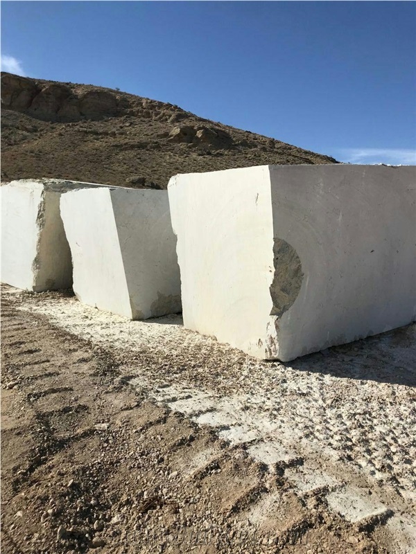 Green Feather Marble Block, Iran Green Marble