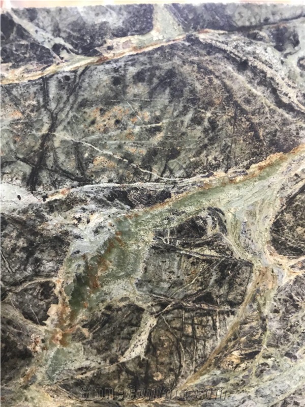 Persian Green Marble Slabs & Tiles, Iran Green Marble