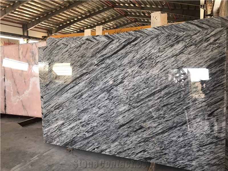 Wild Rain Marble Slabs & Tiles, Gray Rain Marble Slabs & Tiles