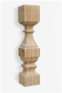 Natural Stone Travertine Balustrade & Railings