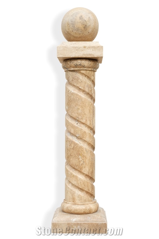 Natural Stone Travertine Balustrade & Railings
