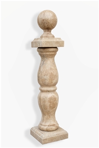 Natural Stone Travertine Balustrade & Railings