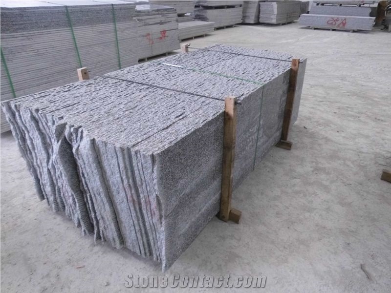 China Grey Granite Slabs Tiles, Baoshan Grey G737 Granite Slab/Tiles