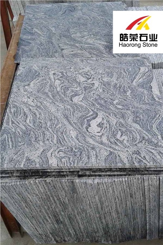 China Juparana Granite Floor Tiles & Slabs,Wave Sand Granite Tiles