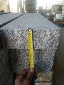 China Rosa Beta Light Grey G623 Granite Paving Stone Kerbstone Pavers
