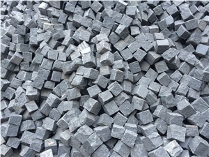 G654 Granite Paving Stone,Padang Dark Granite Cube Stone & Pavers