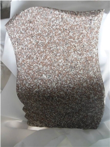 G664 Granite, Luoyuan Cherry Red/Bainbrook Brown Granite Tombstones