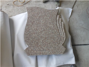 G664 Granite, Luoyuan Cherry Red/Bainbrook Brown Granite Tombstones