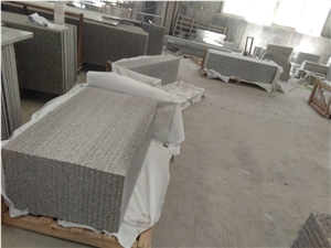 G664 Steps Risers,Misty Brown Stair ,G664 ,Quarry Supply