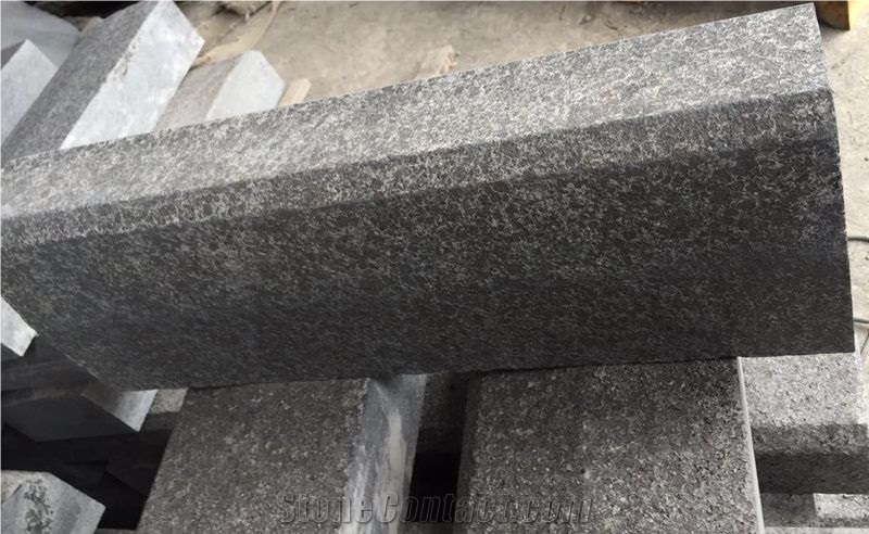 G684 Black Pearl Basalt Paving Stone Kerbstone, Road Stone, Side Stone