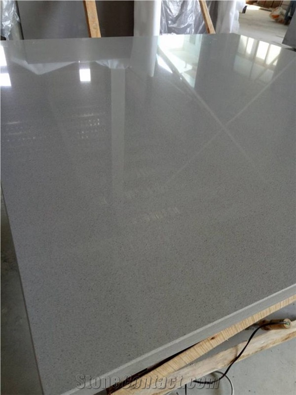 Grey Quartz Stone Countertop, Quartz Kitchen Top,Quartz Bar Top