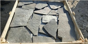 Rusty Slate Crazy Paving,Slate Paving on Mesh, Random Flag Stone