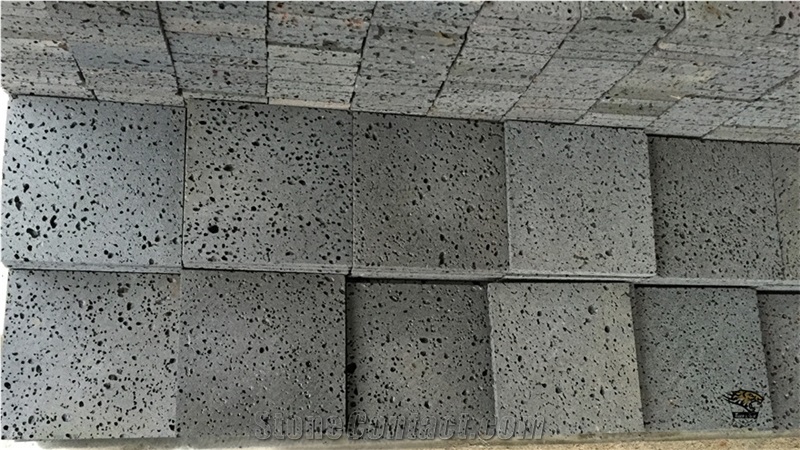 G122 Black Basalt Stone Tiles Lava Rock