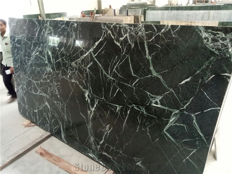 Spider Green Marble Slabs
