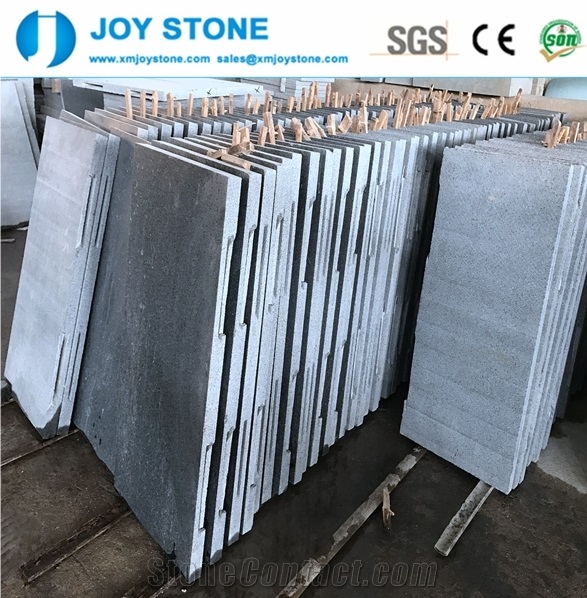 Cheap Natural Granite Exterior Wall G654 Black Cladding,Cut to Sizes