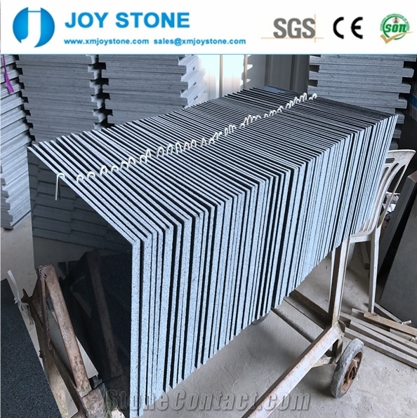 Professional Sesame Impala Black G654 Granite Stone Floor Wall Tiles
