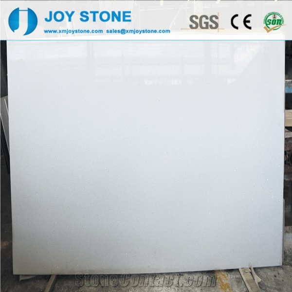 Wholesale White Antique Opaque 1cm Artficial Quartz Slab Stone